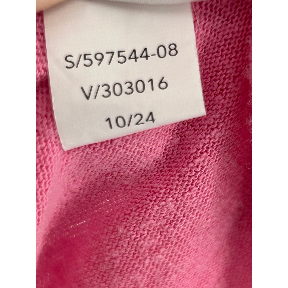 Athleta Pink Linen Racerback Tank Top- Women's XL Lightweight Coastal Breathable - Picture 5 of 7